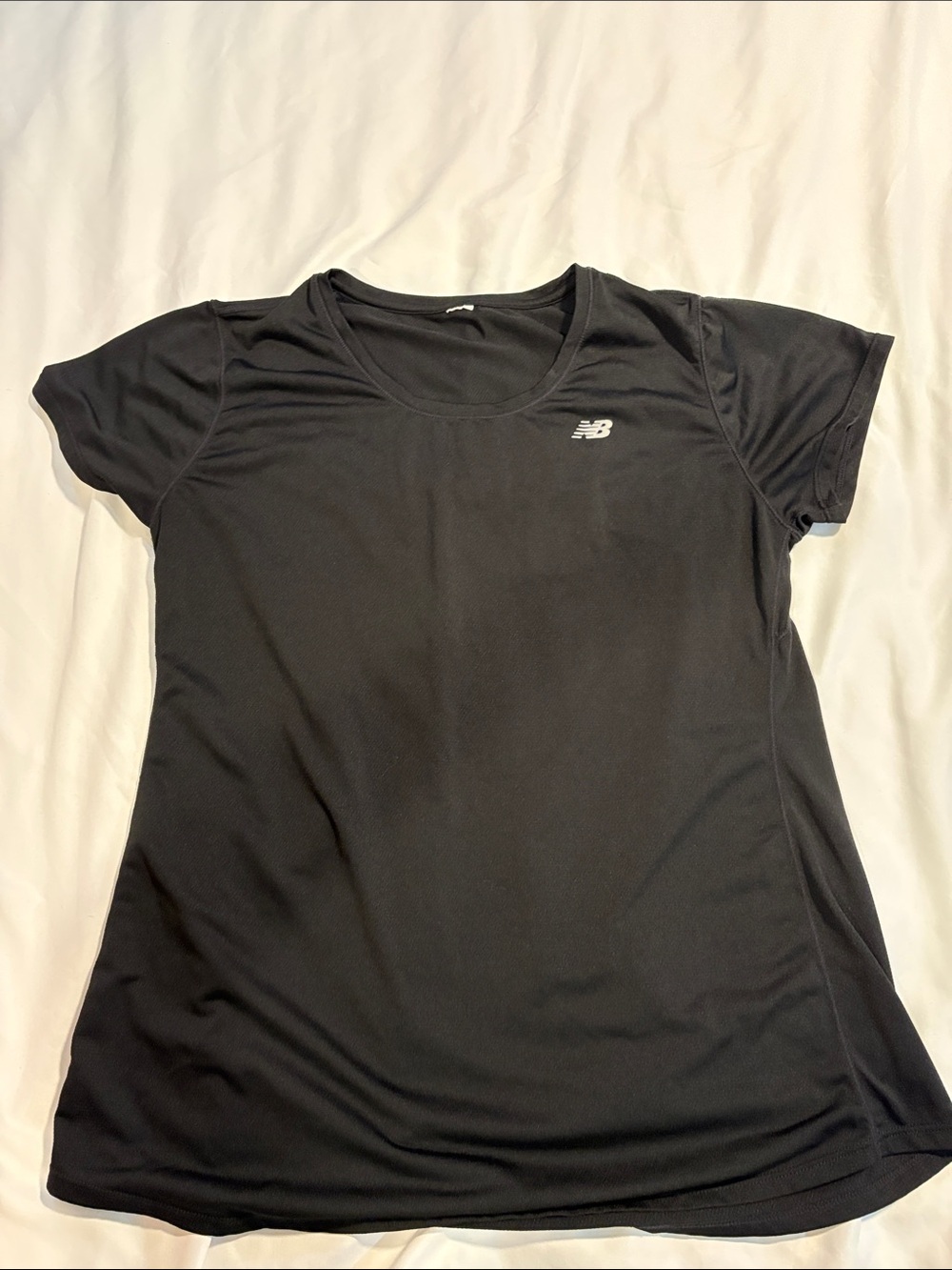 New Balance Women’s Black Short-Sleeve Performance Tee